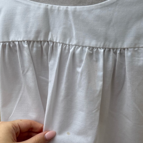 Barbizon white short sleeve mini dress - Picture 9 of 13